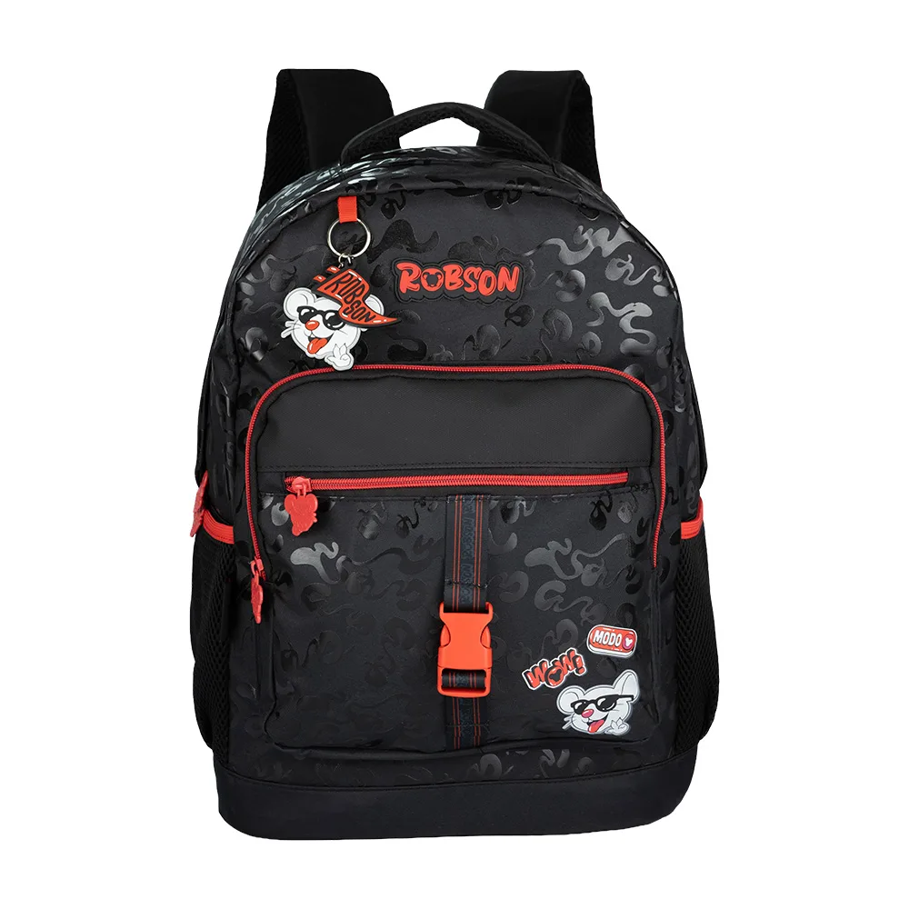 Mochila Escolar Juvenil Robson Multiverso Rosa